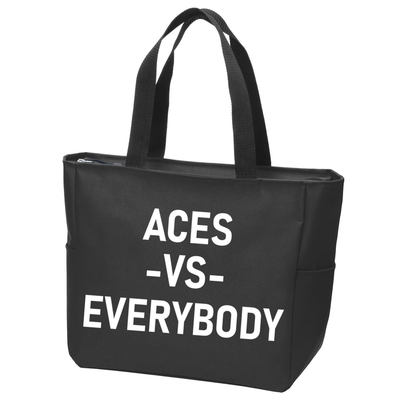Aces Vs Everybody Zip Tote Bag