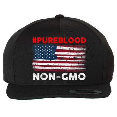 American Vintage Flag Pure Blood Non Gmo Wool Snapback Cap