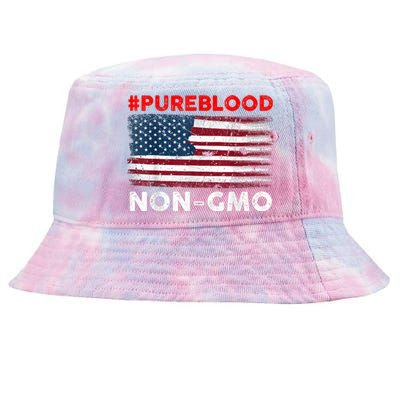 American Vintage Flag Pure Blood Non Gmo Tie-Dyed Bucket Hat