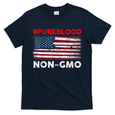 American Vintage Flag Pure Blood Non Gmo T-Shirt
