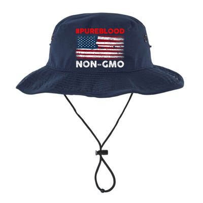 American Vintage Flag Pure Blood Non Gmo Bucket Hat