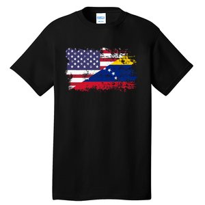 American Venezuela Flag Funny Gift Tall T-Shirt