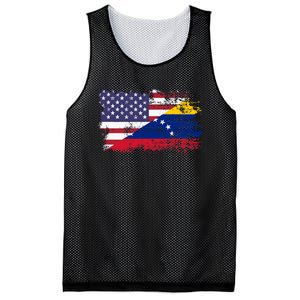 American Venezuela Flag Funny Gift Mesh Reversible Basketball Jersey Tank