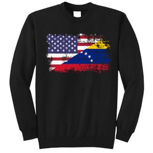 American Venezuela Flag Funny Gift Tall Sweatshirt