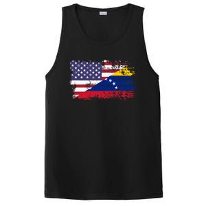 American Venezuela Flag Funny Gift PosiCharge Competitor Tank