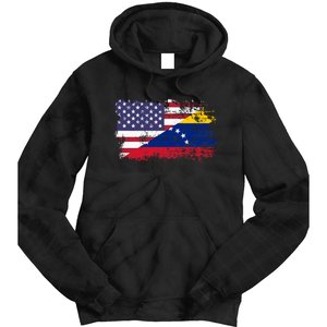 American Venezuela Flag Funny Gift Tie Dye Hoodie