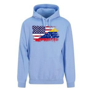 American Venezuela Flag Funny Gift Unisex Surf Hoodie