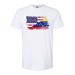 American Venezuela Flag Funny Gift Softstyle CVC T-Shirt