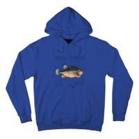 Aesthetic Vintage Fish Illustration For Unique Fishing Dad Gift Tall Hoodie