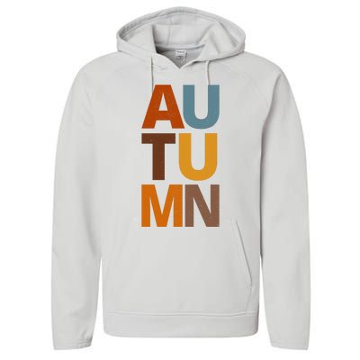 Autumn Vintage Fall Performance Fleece Hoodie