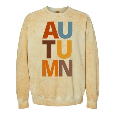 Autumn Vintage Fall Colorblast Crewneck Sweatshirt