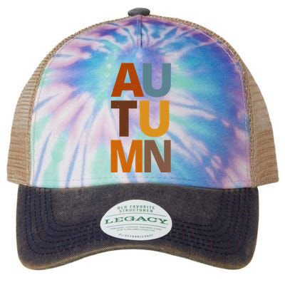 Autumn Vintage Fall Legacy Tie Dye Trucker Hat