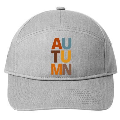 Autumn Vintage Fall 7-Panel Snapback Hat