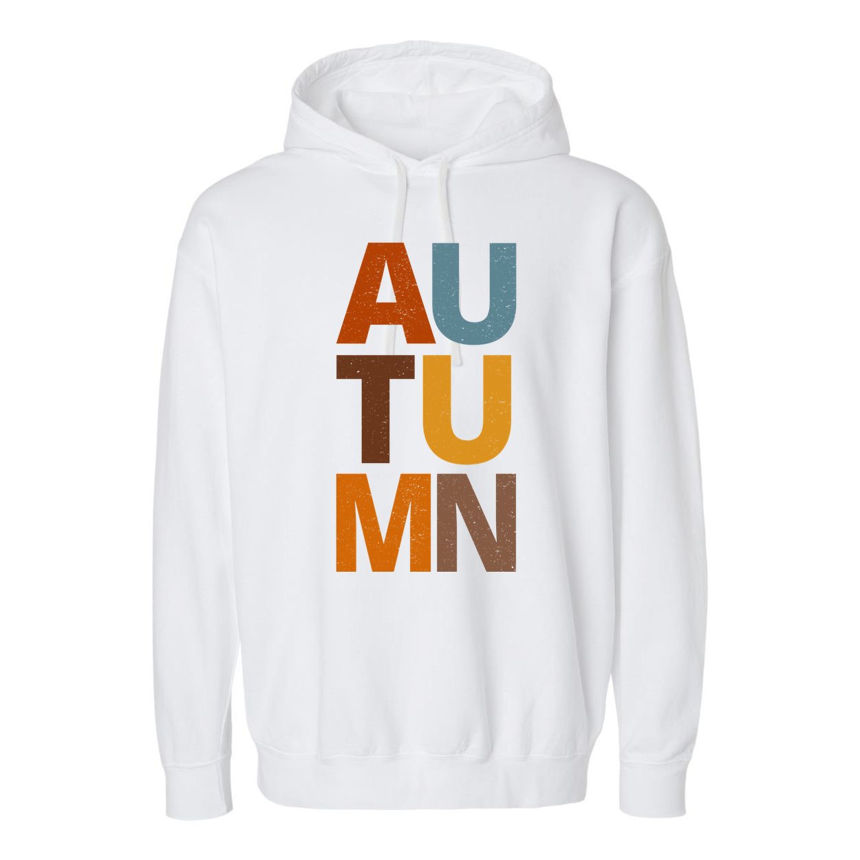 Autumn Vintage Fall Garment-Dyed Fleece Hoodie