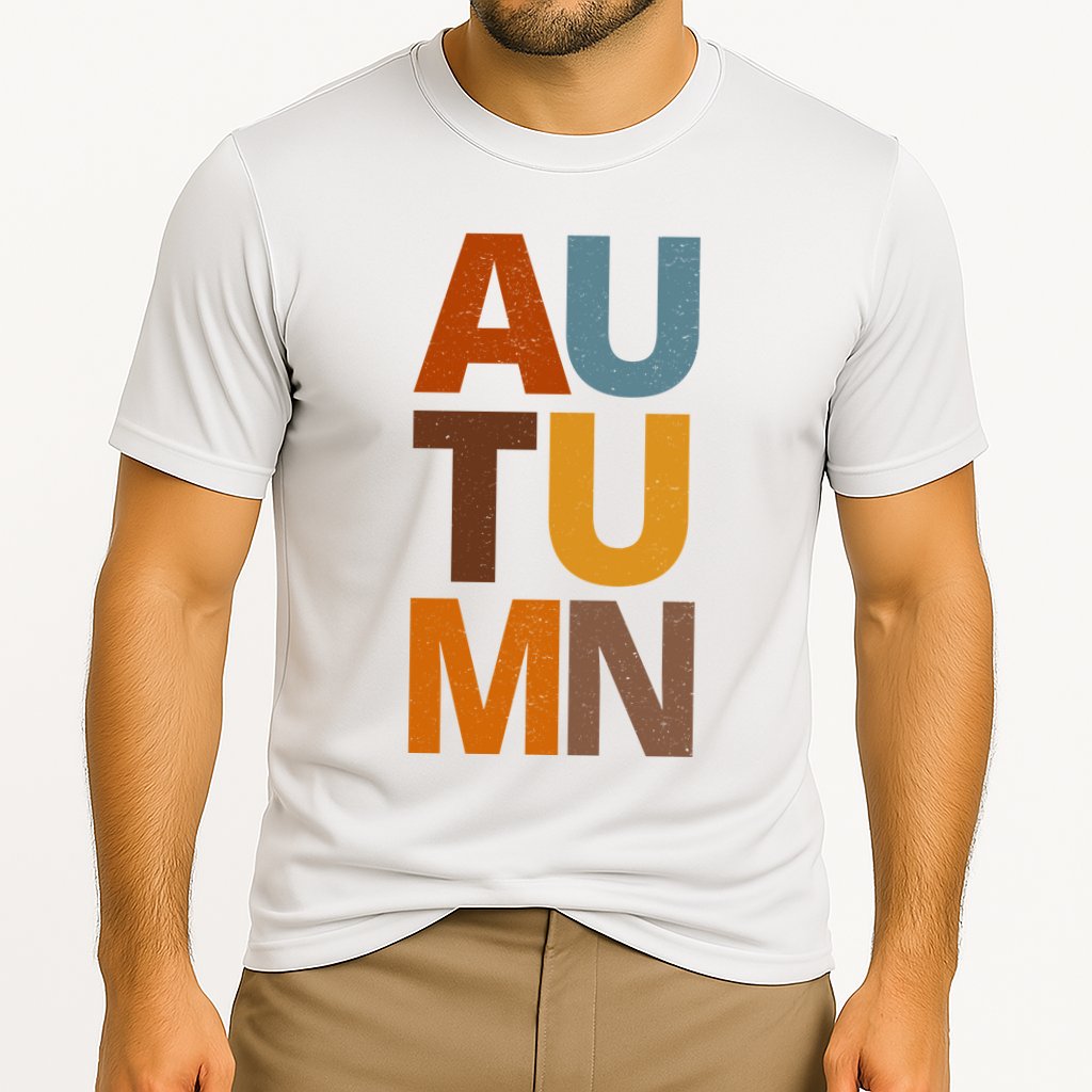 Autumn Vintage Fall Cooling Performance Crew T-Shirt