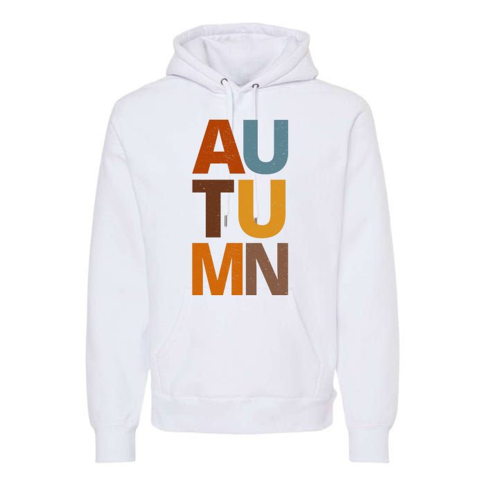 Autumn Vintage Fall Premium Hoodie