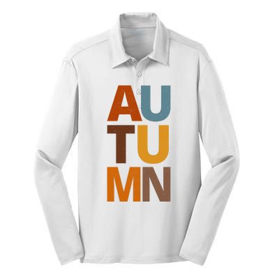 Autumn Vintage Fall Silk Touch Performance Long Sleeve Polo