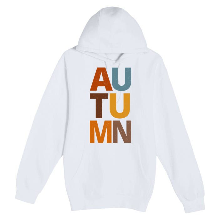 Autumn Vintage Fall Premium Pullover Hoodie