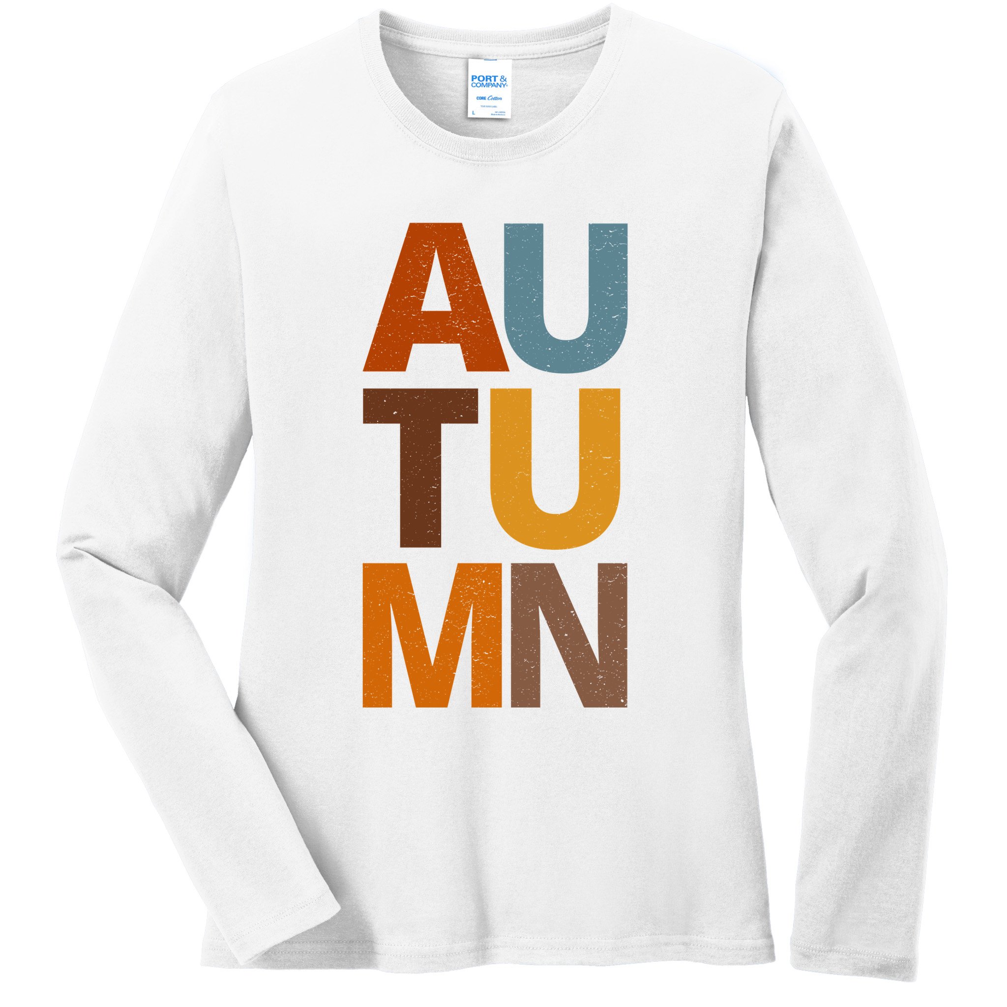 Autumn Vintage Fall Ladies Long Sleeve Shirt