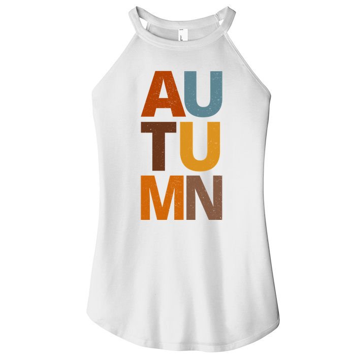 Autumn Vintage Fall Women's Perfect Tri Rocker Tank