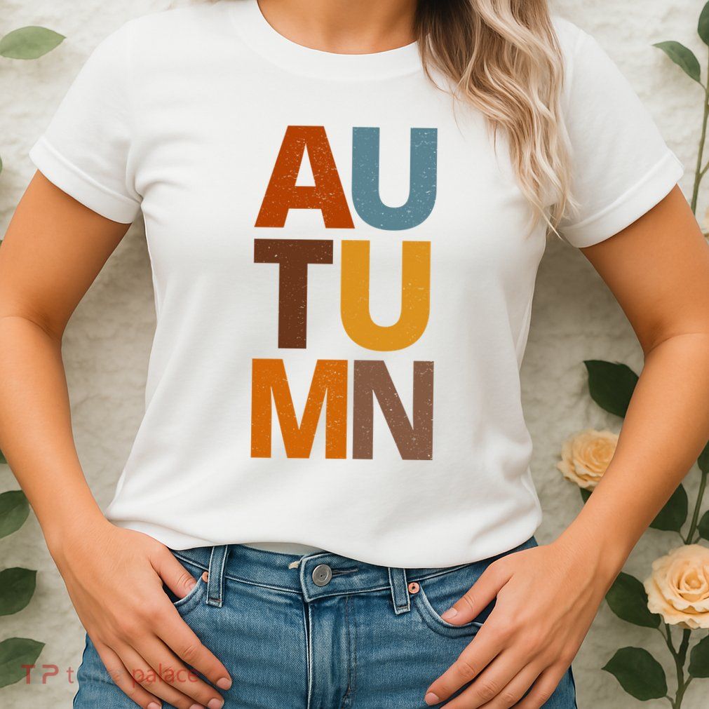 Autumn Vintage Fall Womens T-Shirt
