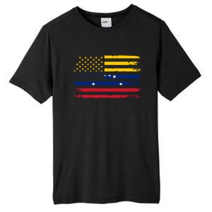 American Venezuela Flag Cute Gift Tall Fusion ChromaSoft Performance T-Shirt