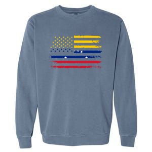 American Venezuela Flag Cute Gift Garment-Dyed Sweatshirt