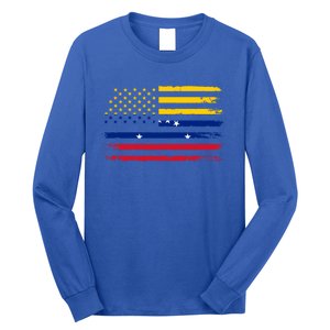 American Venezuela Flag Cute Gift Long Sleeve Shirt