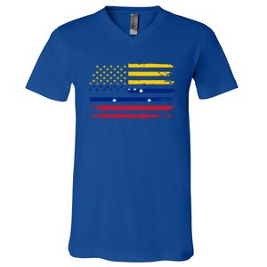 American Venezuela Flag Cute Gift V-Neck T-Shirt