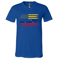 American Venezuela Flag Cute Gift V-Neck T-Shirt