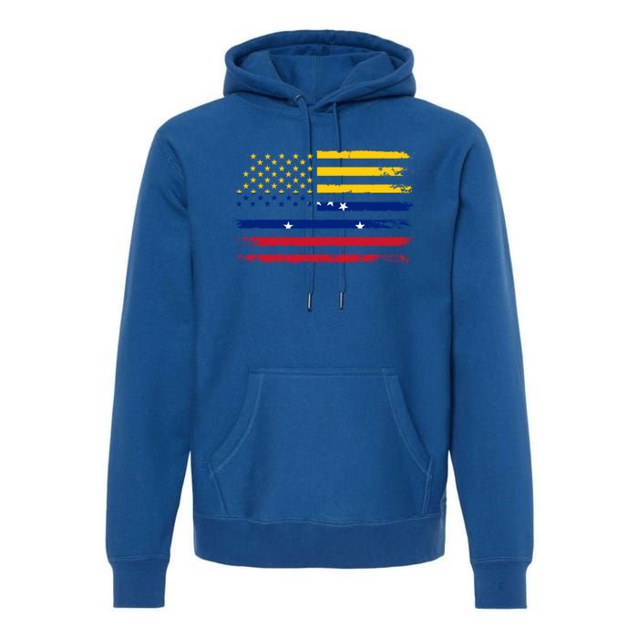 American Venezuela Flag Cute Gift Premium Hoodie