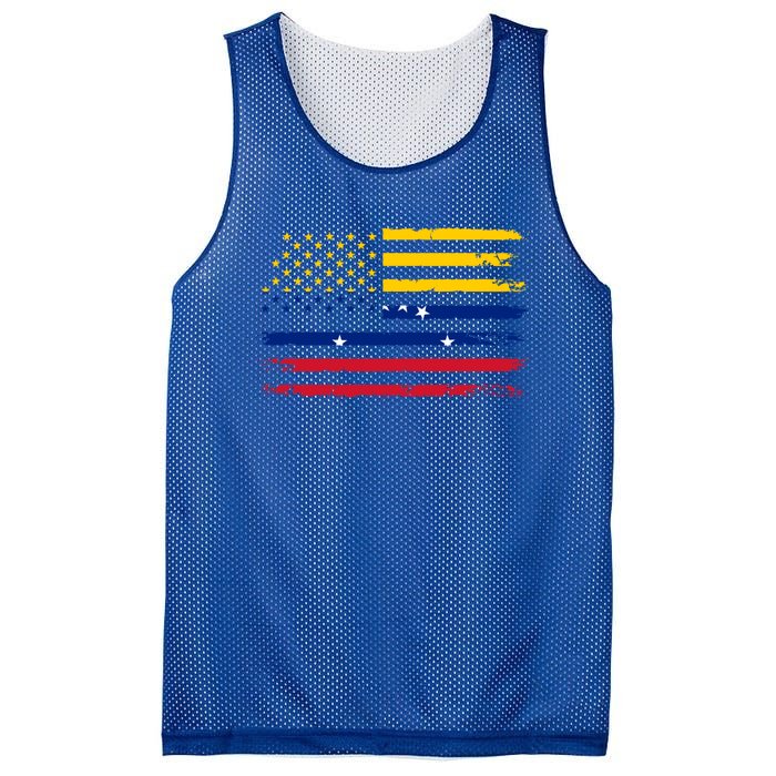 American Venezuela Flag Cute Gift Mesh Reversible Basketball Jersey Tank