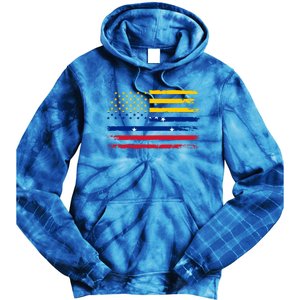 American Venezuela Flag Cute Gift Tie Dye Hoodie