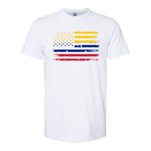 American Venezuela Flag Cute Gift Softstyle CVC T-Shirt