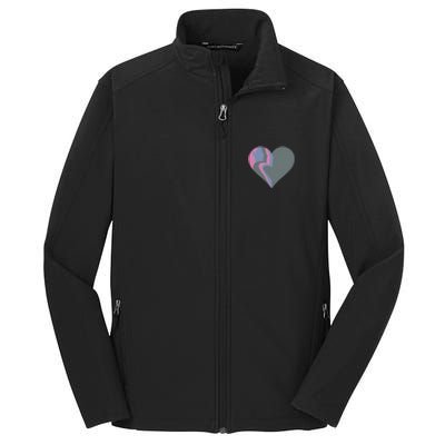 Anti Valentines Friends Galentines Day Female Profile Heart Gift Core Soft Shell Jacket