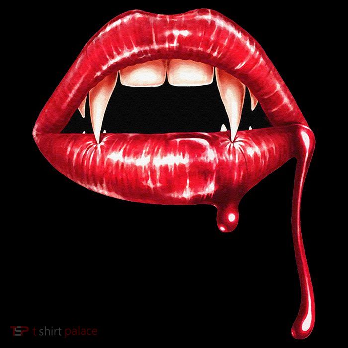 Awesome Vampire Fangs Lips Halloween Trick Or Treat Impact Tech Backpack