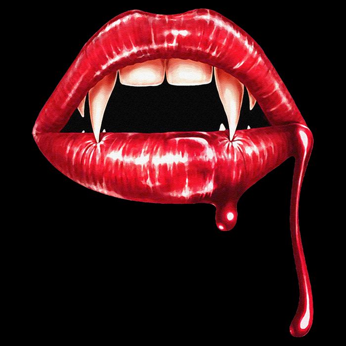 Awesome Vampire Fangs Lips Halloween Trick Or Treat Sustainable Bucket Hat