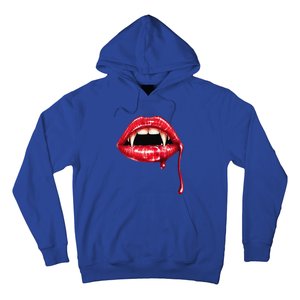 Awesome Vampire Fangs Lips Halloween Trick Or Treat Hoodie