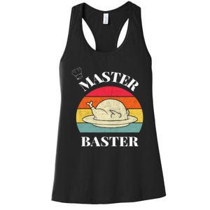 A Very Funny Thanksgiving Master Baster Women's Racerback Tank