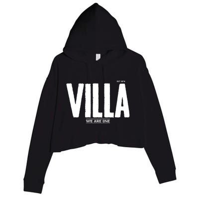 Aston Villa FC Crop Fleece Hoodie