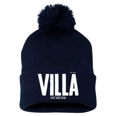 Aston Villa FC Pom Pom 12in Knit Beanie