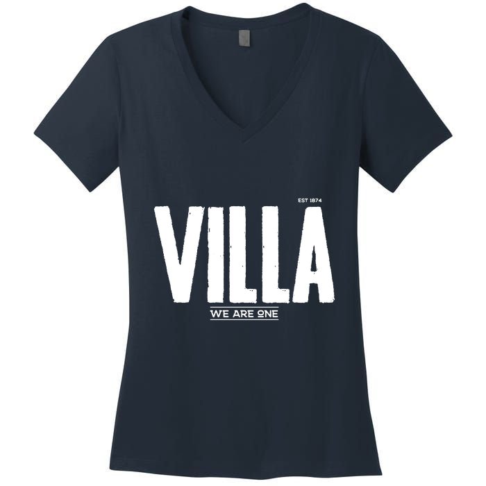 Aston Villa FC Women's V-Neck T-Shirt