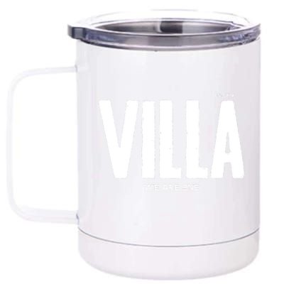 Aston Villa FC 12 oz Stainless Steel Tumbler Cup