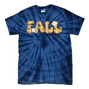 Autumn Vibes Graphic Illustration Tie-Dye T-Shirt