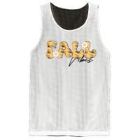 Autumn Vibes Graphic Illustration Mesh Reversible Basketball Jersey Tank