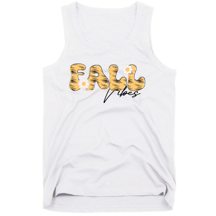 Autumn Vibes Graphic Illustration Tank Top