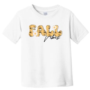 Autumn Vibes Graphic Illustration Toddler T-Shirt