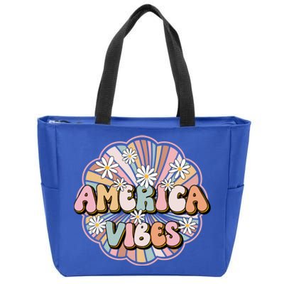 America Vibes Gift Zip Tote Bag