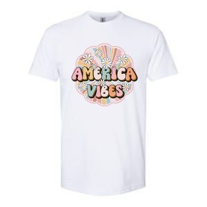 America Vibes Gift Softstyle® CVC T-Shirt