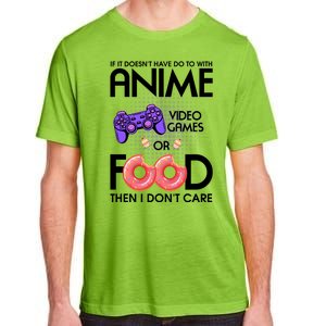 Anime Video Games And Food Lover Adult ChromaSoft Performance T-Shirt